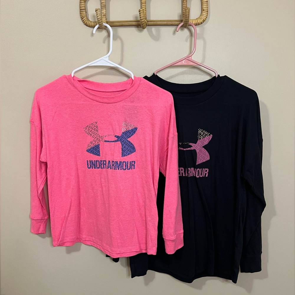 NWT girls under armour shirts